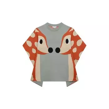 Хлопковое пончо Stella McCartney