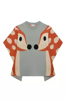 Хлопковое пончо Stella McCartney