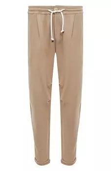 Хлопковые брюки Brunello Cucinelli