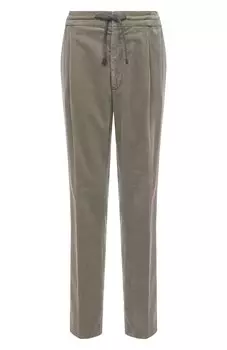 Хлопковые брюки Brunello Cucinelli