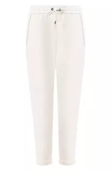 Хлопковые брюки Brunello Cucinelli