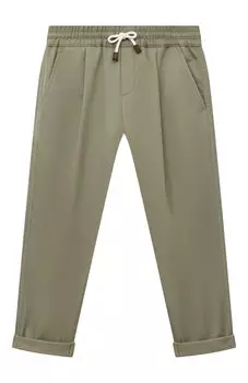 Хлопковые брюки Brunello Cucinelli