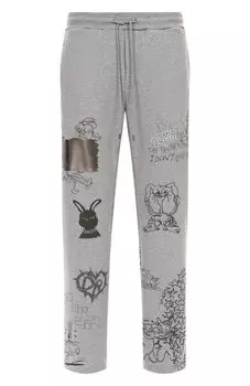 Хлопковые брюки DOMREBEL