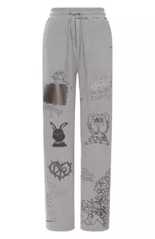 Хлопковые брюки DOMREBEL