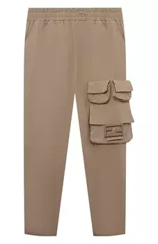 Хлопковые брюки Fendi