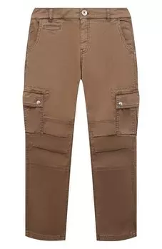 Хлопковые брюки-карго Brunello Cucinelli