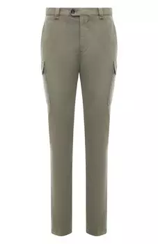 Хлопковые брюки-карго Brunello Cucinelli