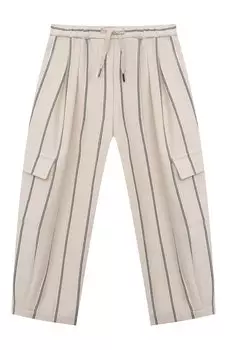 Хлопковые брюки-карго Brunello Cucinelli