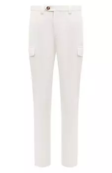 Хлопковые брюки-карго Brunello Cucinelli