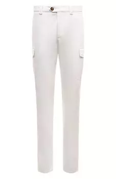 Хлопковые брюки-карго Brunello Cucinelli