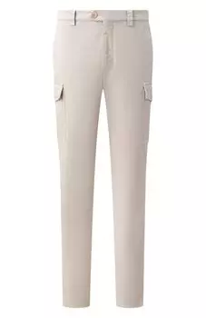 Хлопковые брюки-карго Brunello Cucinelli