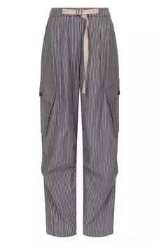 Хлопковые брюки-карго Brunello Cucinelli