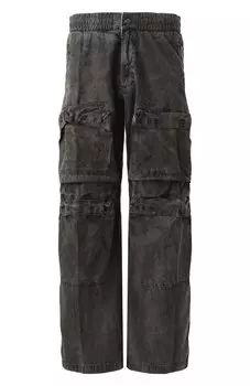 Хлопковые брюки-карго Diesel