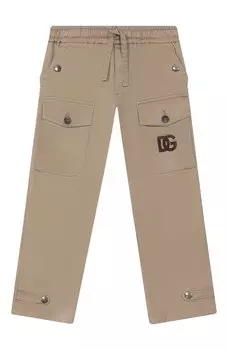 Хлопковые брюки-карго Dolce & Gabbana