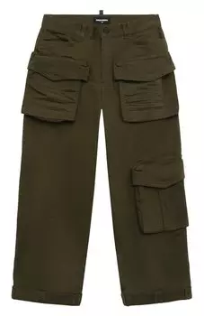 Хлопковые брюки-карго Dsquared2