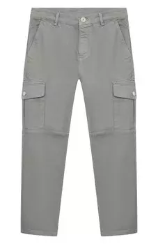 Хлопковые брюки-карго Eleventy