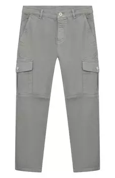 Хлопковые брюки-карго Eleventy