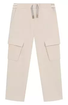 Хлопковые брюки-карго Eleventy