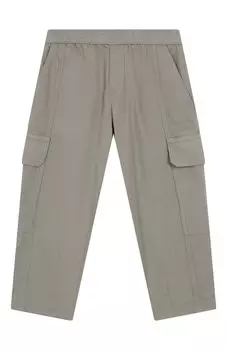 Хлопковые брюки-карго Emporio Armani
