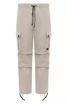 Хлопковые брюки-карго HUGO