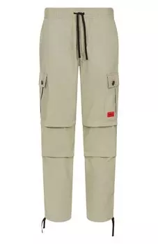 Хлопковые брюки-карго HUGO