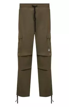 Хлопковые брюки-карго HUGO Blue