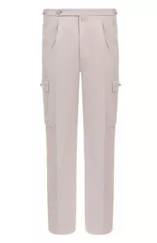 Хлопковые брюки-карго Kiton