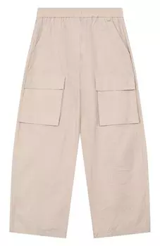 Хлопковые брюки-карго Monnalisa