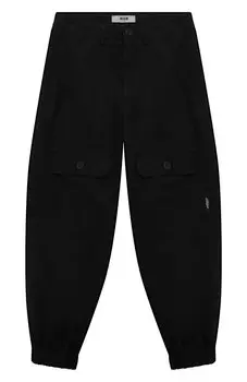 Хлопковые брюки-карго MSGM kids