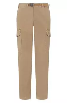 Хлопковые брюки-карго White Sand