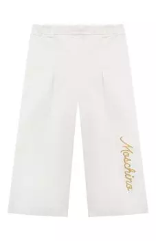 Хлопковые брюки Moschino