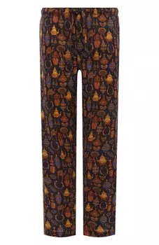 Хлопковые домашние брюки Derek Rose