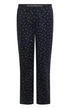 Хлопковые домашние брюки Emporio Armani