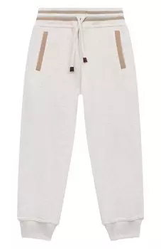 Хлопковые джоггеры Brunello Cucinelli