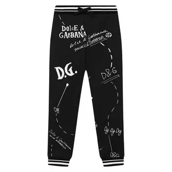 Хлопковые джоггеры Dolce &amp; Gabbana