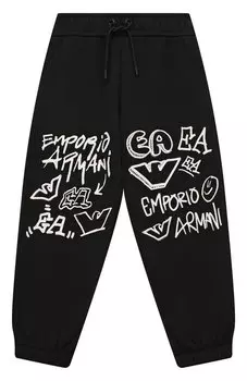Хлопковые джоггеры Emporio Armani