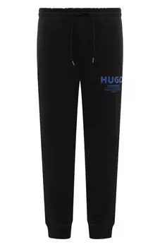 Хлопковые джоггеры HUGO Blue