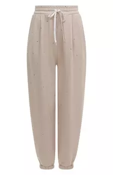 Хлопковые джоггеры Miu Miu