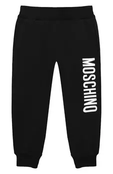 Хлопковые джоггеры Moschino