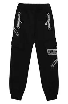 Хлопковые джоггеры Moschino
