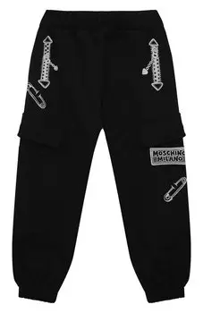 Хлопковые джоггеры Moschino