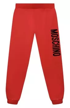 Хлопковые джоггеры Moschino