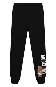 Хлопковые джоггеры Moschino