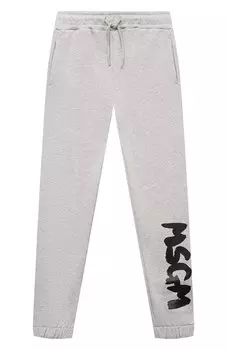 Хлопковые джоггеры MSGM kids