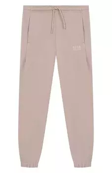 Хлопковые джоггеры MSGM kids