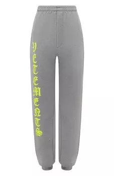 Хлопковые джоггеры VETEMENTS