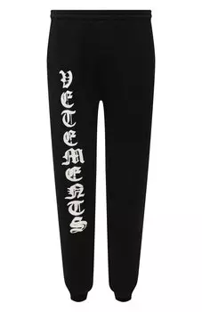 Хлопковые джоггеры VETEMENTS
