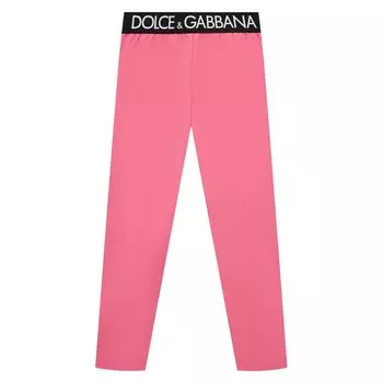 Хлопковые легинсы Dolce & Gabbana