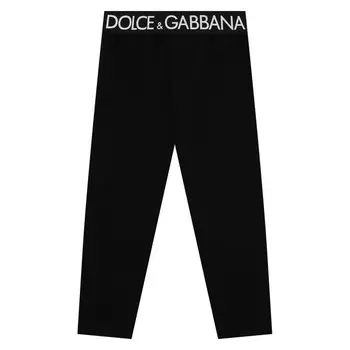 Хлопковые леггинсы Dolce &amp; Gabbana