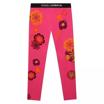 Хлопковые леггинсы Dolce & Gabbana